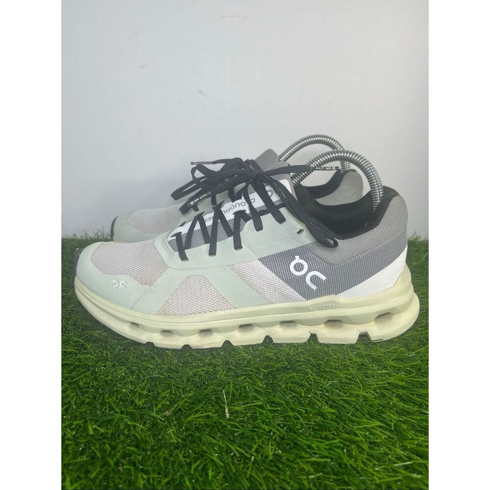 On Cloudrunner Women’s Running Shoes Glacier White Eclipse CloudTec Size 7.5 - Picture 2 of 9